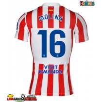 Camisa de Futebol Atletico Madrid Nahuel Molina #16 Equipamento Principal 2025-26 Manga Curta